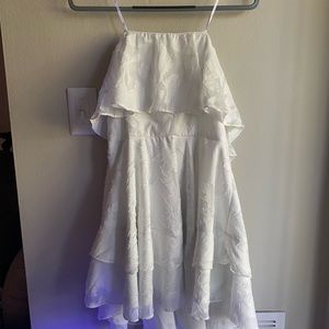 White Lulu’s Strapless dress